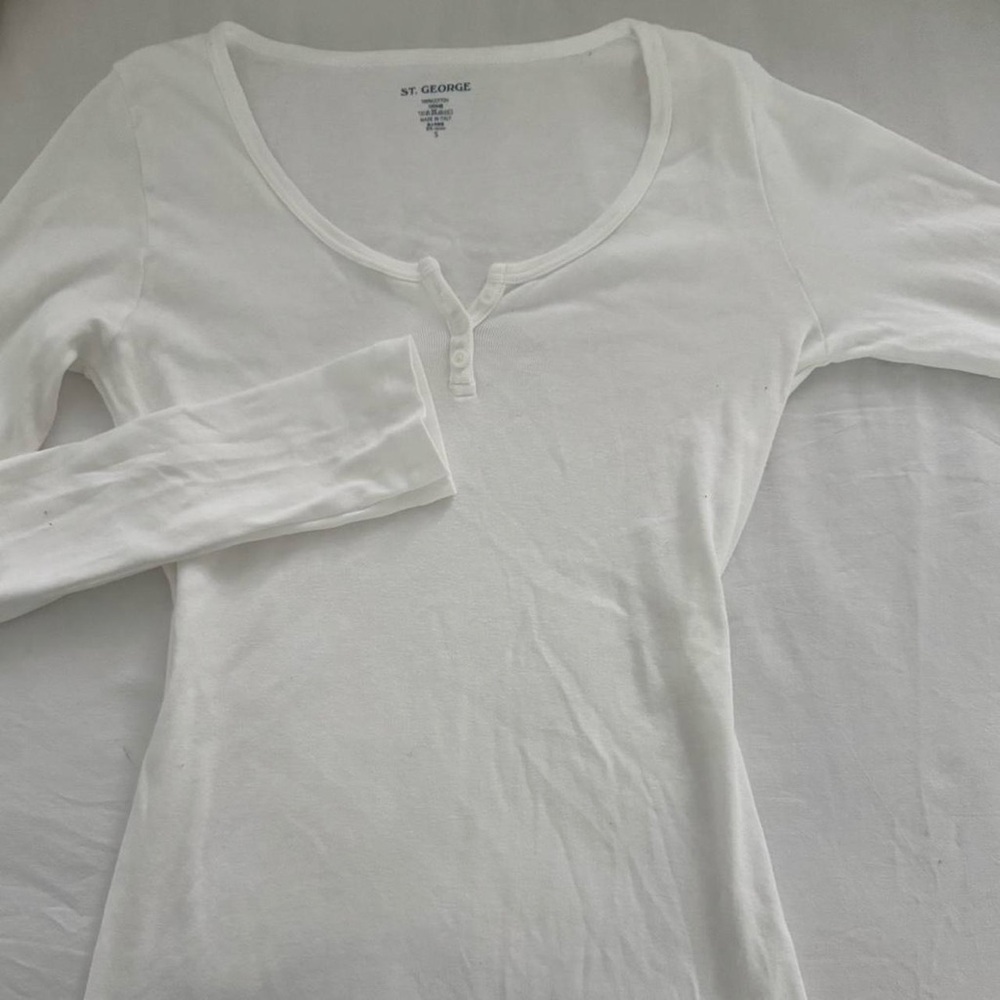 brandy melville white long sleeve
